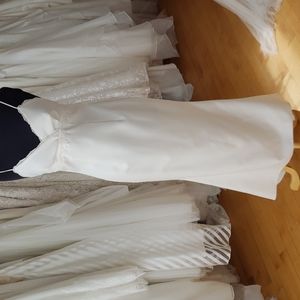 Sheath satin vintage style dress